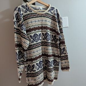 Vintage White Stag Made in America Sweater Size Small